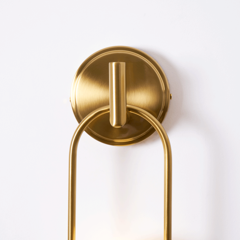 Aurea Brass Wall Light-DWHOME
