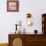 Aurea Brass Wall Light-DWHOME
