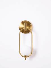 Aurea Brass Wall Light-DWHOME