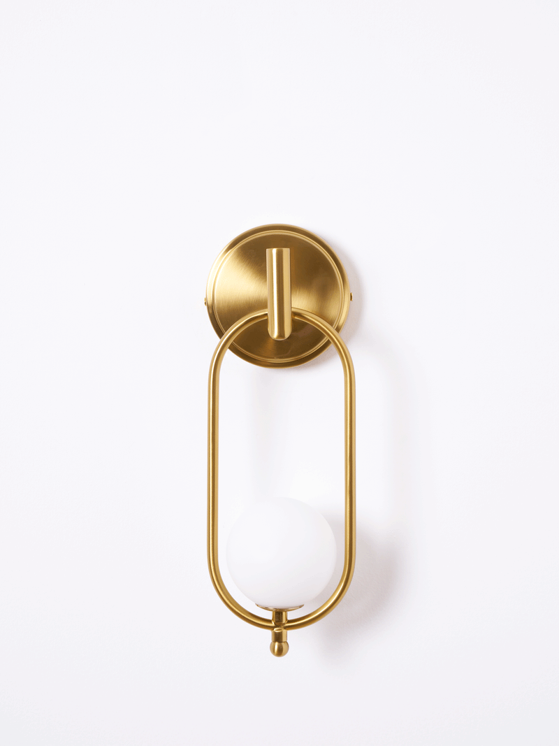 Aurea Brass Wall Light-DWHOME