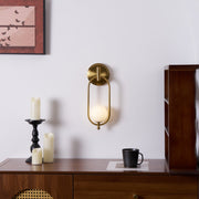 Aurea Brass Wall Light-DWHOME