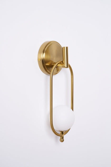 Aurea Brass Wall Light-DWHOME