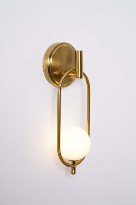 Aurea Brass Wall Light-DWHOME