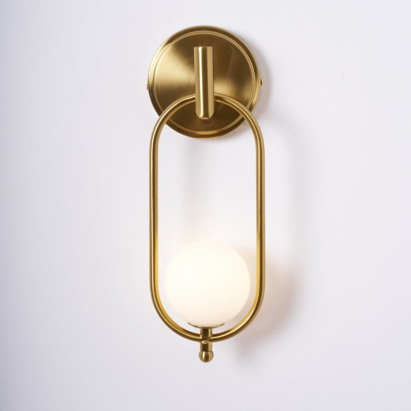 Aurea Brass Wall Light-DWHOME