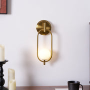 Aurea Brass Wall Light-DWHOME