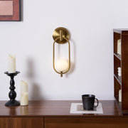 Aurea Brass Wall Light-DWHOME