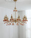 Aureate Amber Crystal Chandelier - Vakkerlight