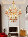 Aureate Amber Crystal Chandelier - Vakkerlight