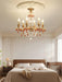 Aureate Amber Crystal Chandelier.