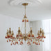 Aureate Amber Crystal Chandelier - Vakkerlight