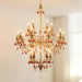 Aureate Amber Crystal Chandelier - Vakkerlight