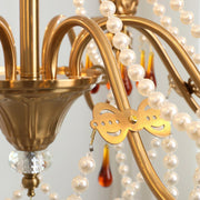 Aureate Amber Crystal Chandelier-DWHOME