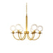 Aureate Radiance Glass Chandelier - DWHOME