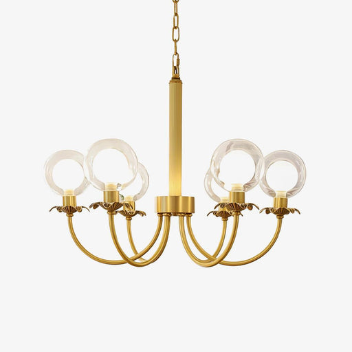 Aureate Radiance Glass Chandelier - DWHOME