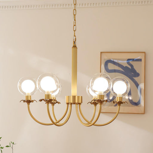 Aureate Radiance Glass Chandelier - DWHOME