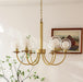 Aureate Radiance Glass Chandelier - DWHOME