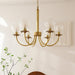 Aureate Radiance Glass Chandelier - DWHOME