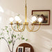 Aureate Radiance Glass Chandelier - DWHOME