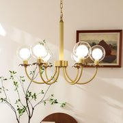 Aureate Radiance Glass Chandelier-DWHOME
