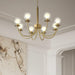 Aureate Radiance Glass Chandelier - DWHOME