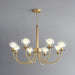 Aureate Radiance Glass Chandelier - DWHOME