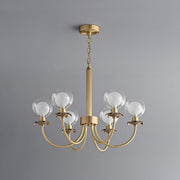 Aureate Radiance Glass Chandelier-DWHOME
