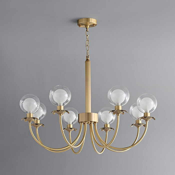 Aureate Radiance Glass Chandelier - DWHOME