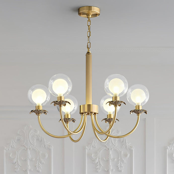 Aureate Radiance Glass Chandelier - DWHOME