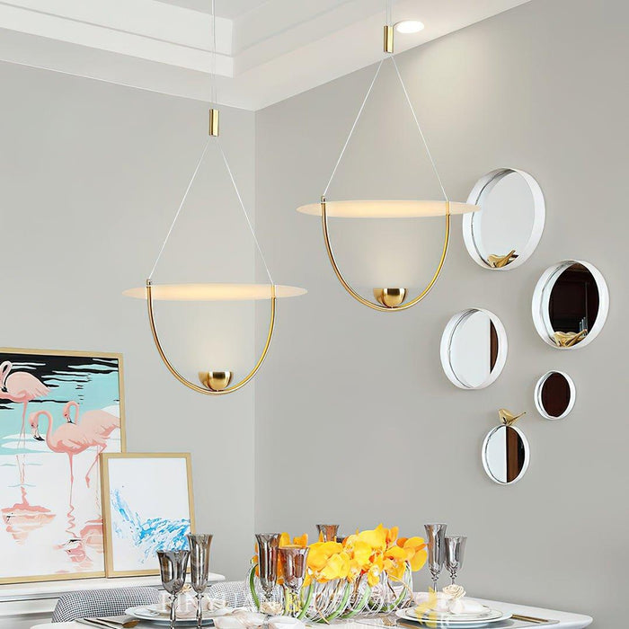 Aurelia Disc Pendant Lamp-DWHOME