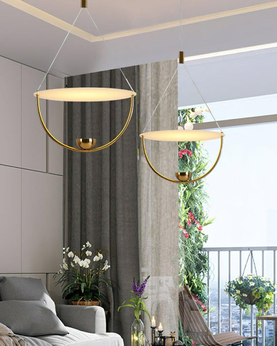Aurelia Disc Pendant Lamp-DWHOME