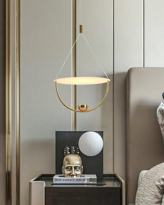 Aurelia Disc Pendant Lamp-DWHOME