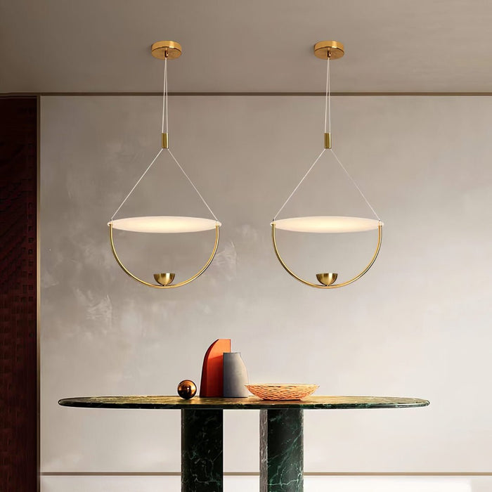 Aurelia Disc Pendant Lamp.