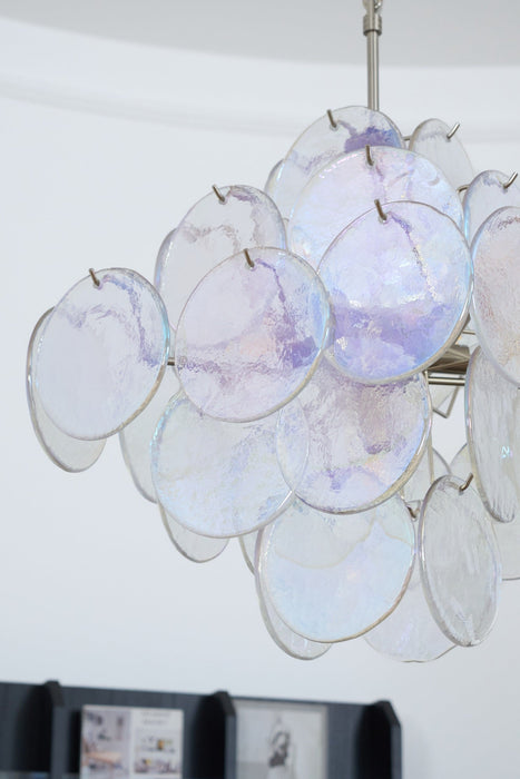 Aurelia Iridescent Murano Chandelier-DWHOME