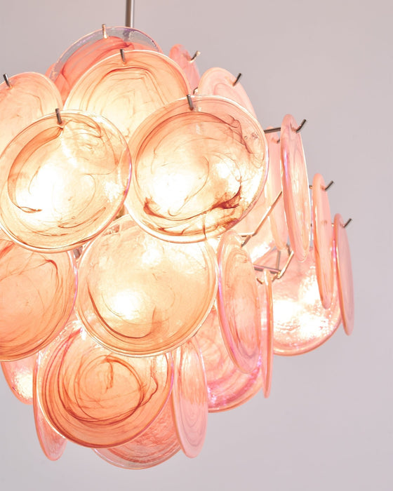 Aurelia Pink Murano Glass Chandelier-DWHOME