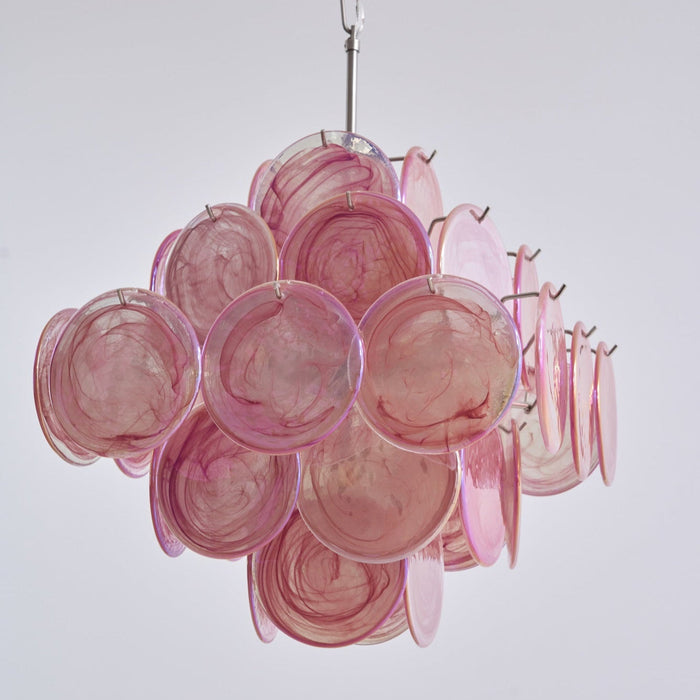 Aurelia Pink Murano Glass Chandelier-DWHOME