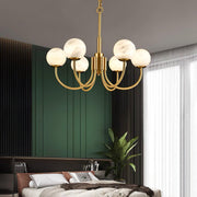 Aurelian Alabaster Globe Chandelier-DWHOME