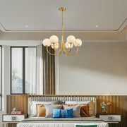 Aurelian Alabaster Globe Chandelier-DWHOME