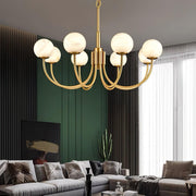 Aurelian Alabaster Globe Chandelier-DWHOME