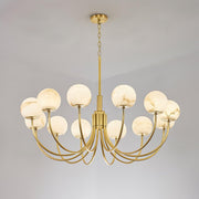 Aurelian Alabaster Globe Chandelier-DWHOME