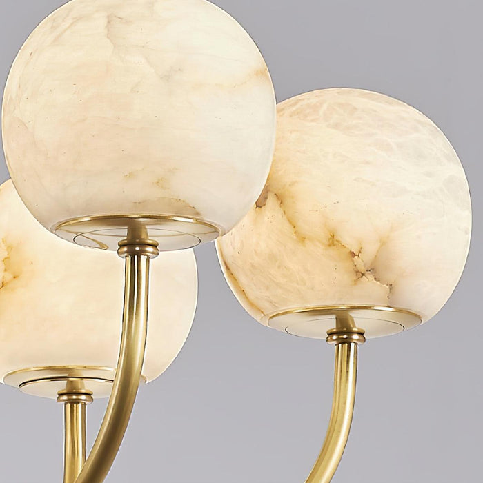 Aurelian Alabaster Globe Chandelier - DWHOME