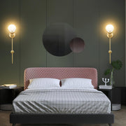 Ava Brass Wall Lamp-DWHOME
