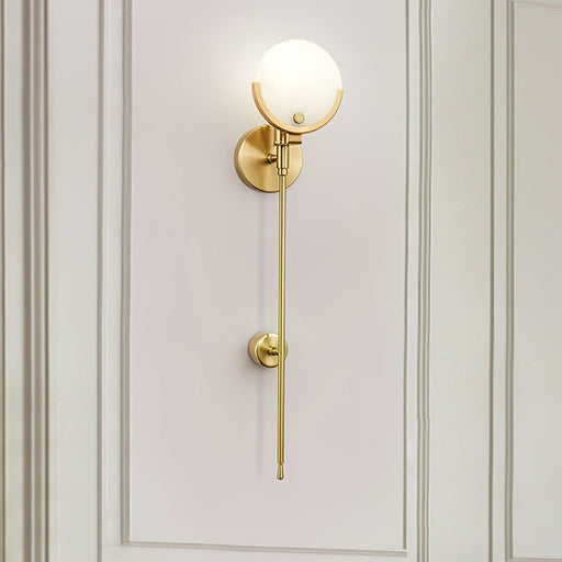 Ava Brass Wall Lamp.