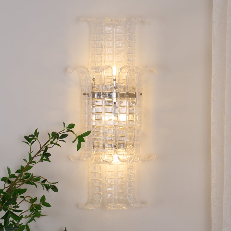 Aveline Murano Glass Wall Sconce-DWHOME