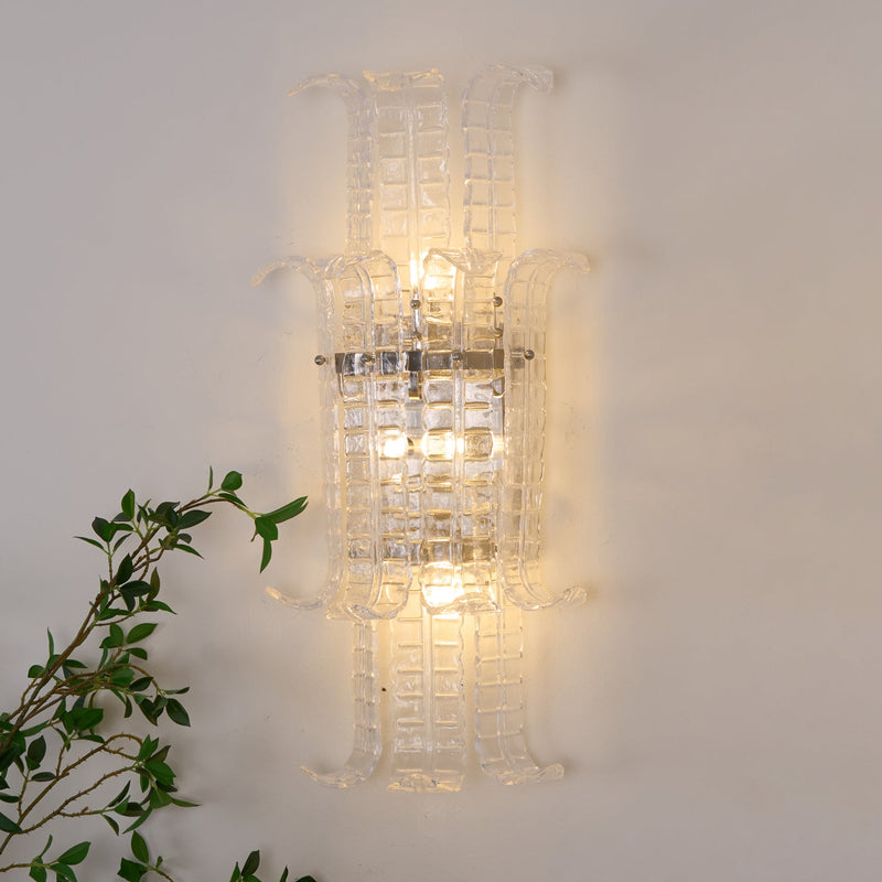 Aveline Murano Glass Wall Sconce-DWHOME