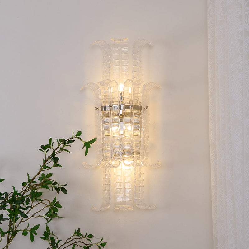 Aveline Murano Glass Wall Sconce-DWHOME