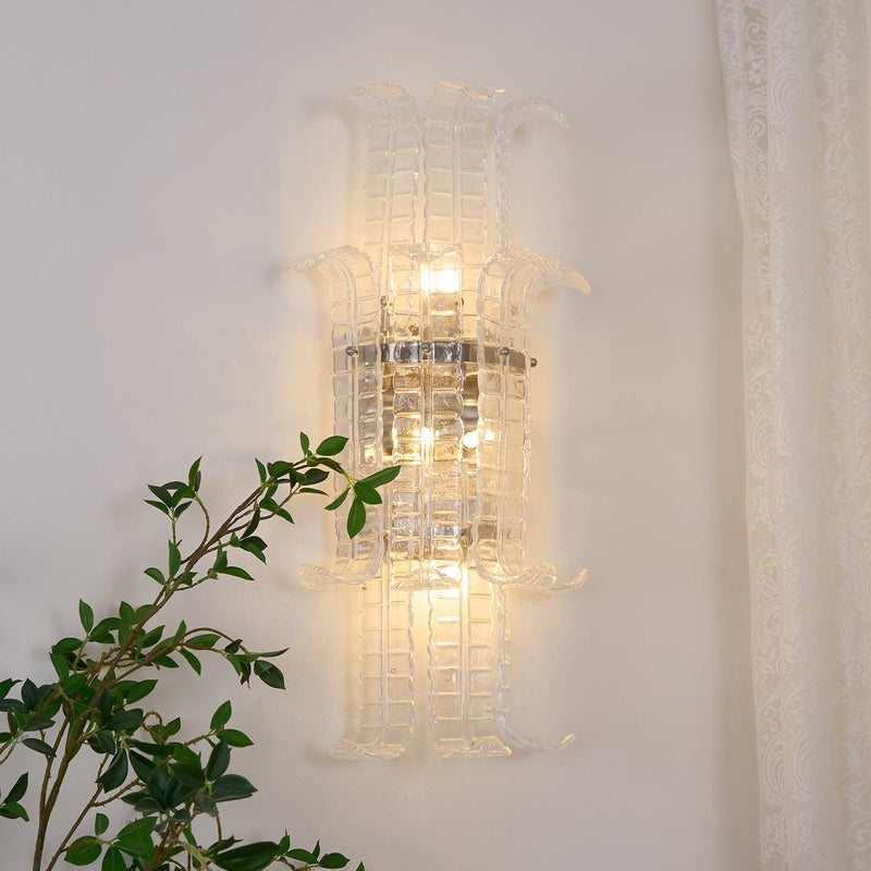 Aveline Murano Glass Wall Sconce-DWHOME