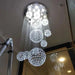 Ball Design Extra Large Crystal Chandelier for High Ceiling-DWHOME