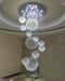 Ball Design Extra Large Crystal Chandelier for High Ceiling-DWHOME