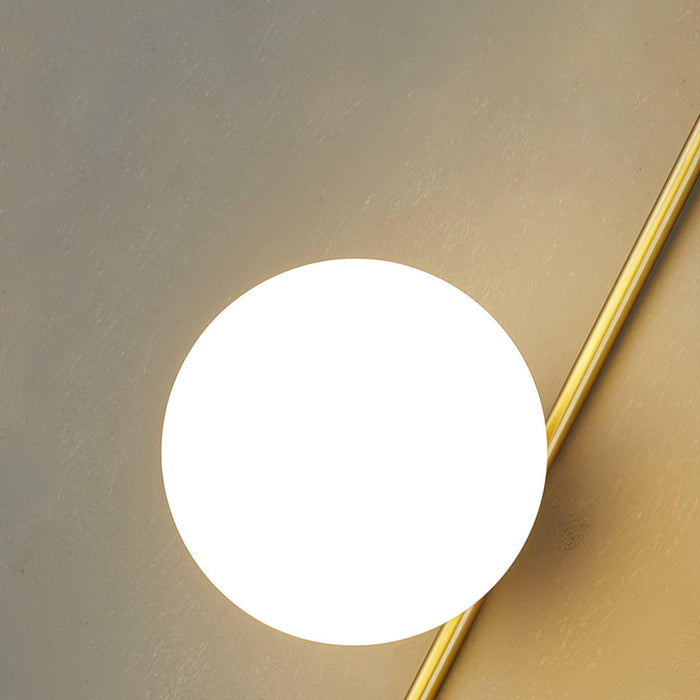 Ballon Brass Wall Lamp.