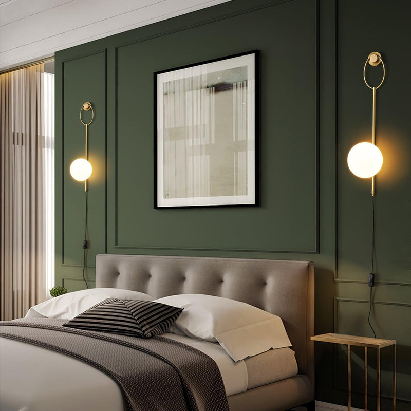 Ballon Brass Wall Lamp-DWHOME